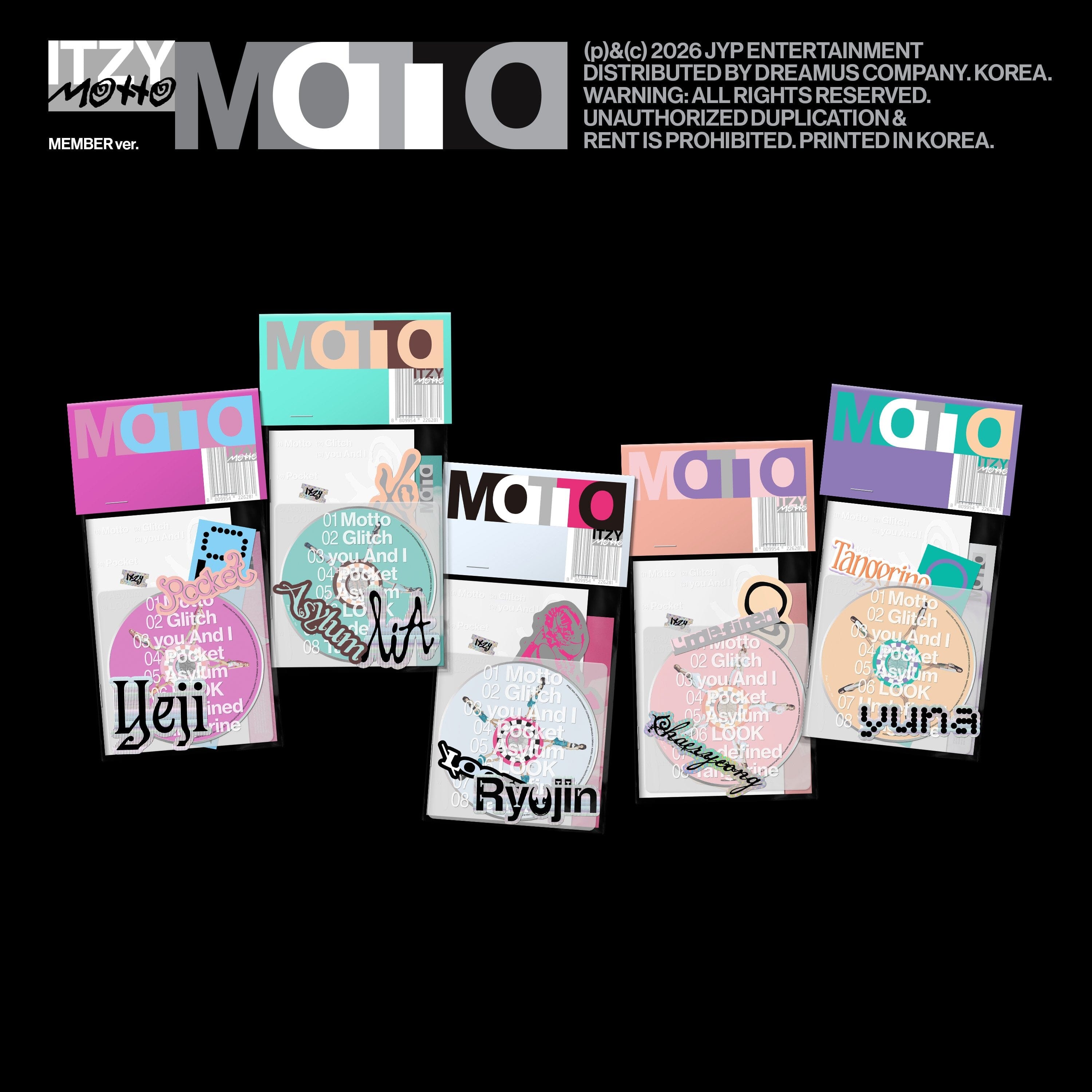 ITZY - MOTTO (MEMBER VER.) Nolae
