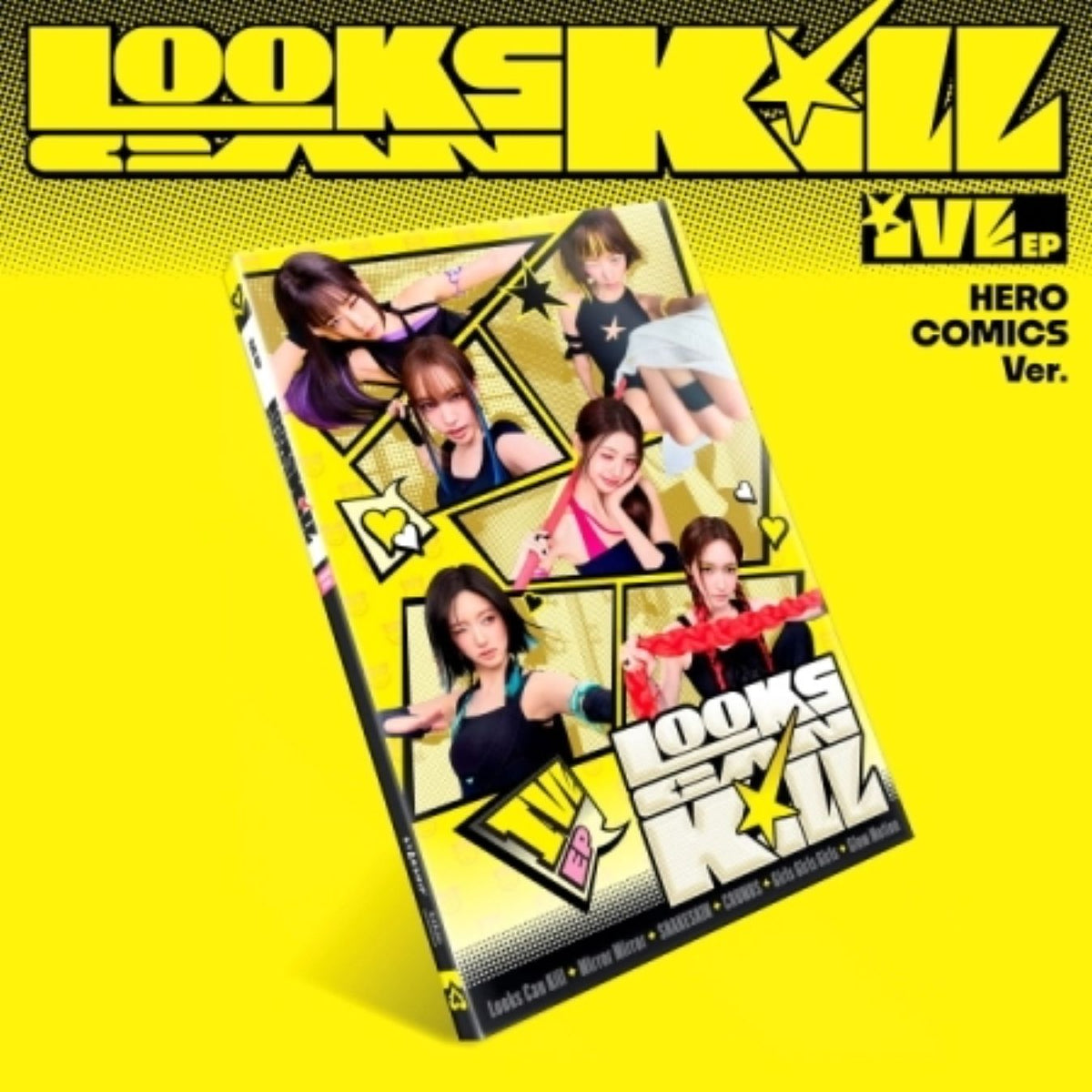 IVE - LOOKS CAN KILL SET + Starship Square Gift Nolae