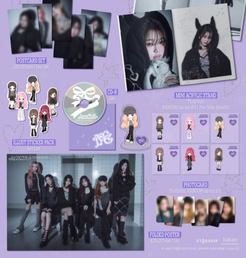 IVE - REVIVE+ (LOVED IVE VER.) + Starship Square Photocard Nolae