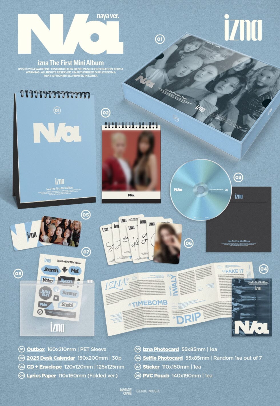 IZNA - N/A (NAYA VER.) (2025 CALENDAR VER.) Nolae