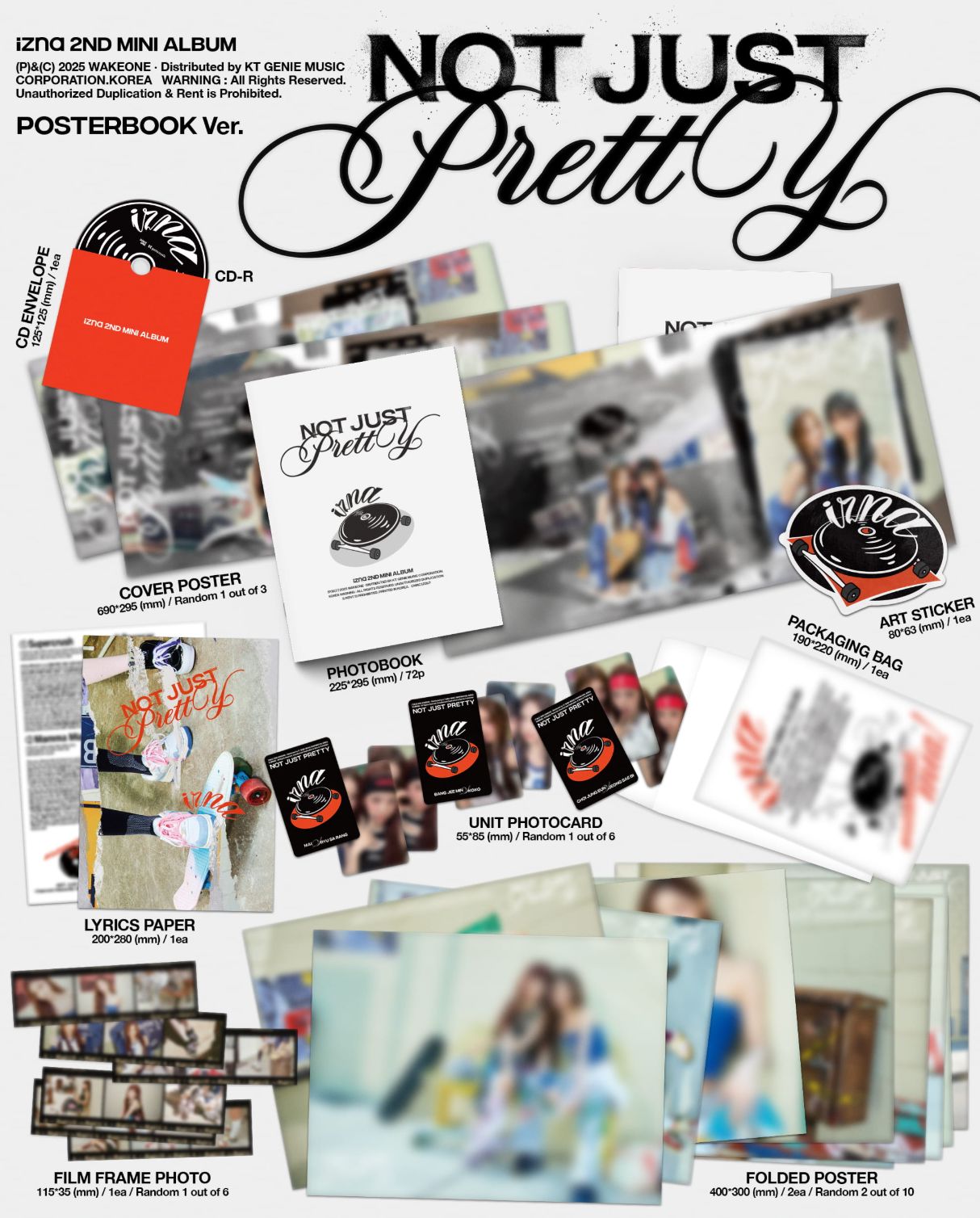 IZNA - NOT JUST PRETTY (POSTERBOOK VER.) Nolae