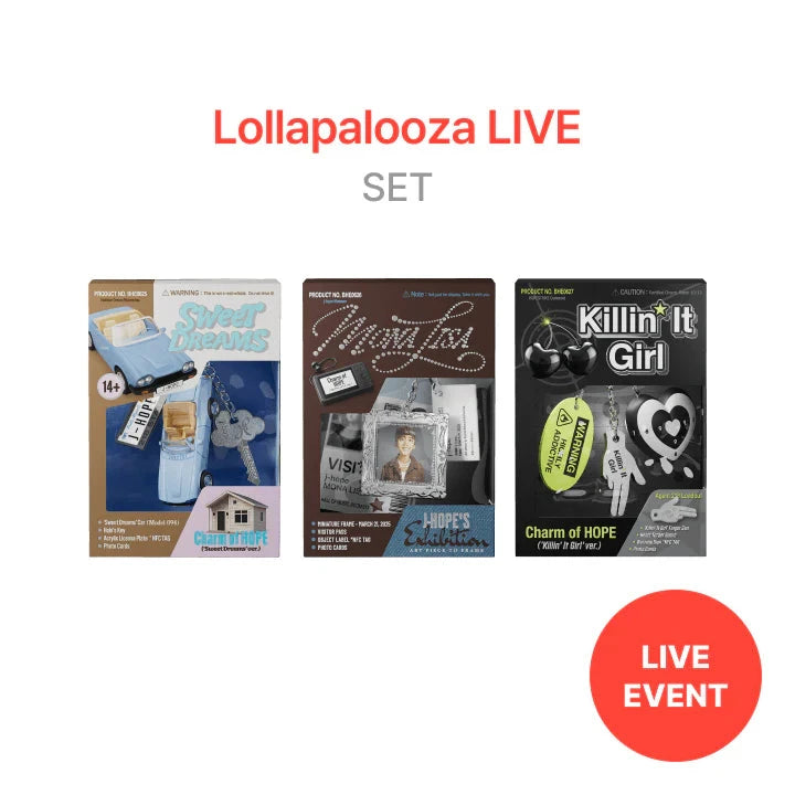 J-HOPE (BTS) - CHARM OF HOPE + Weverse Lollapalooza Live Gift Nolae