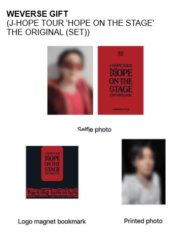 J-HOPE (BTS) - J-HOPE TOUR 'HOPE ON THE STAGE' THE ORIGINAL (SET) + PO