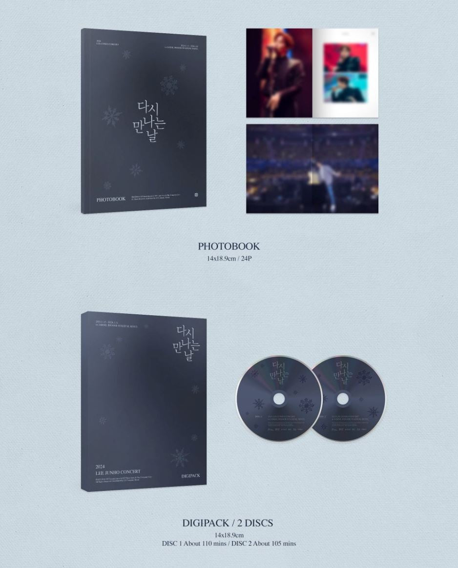 LEE JUNHO (2PM) - 2024 LEE JUNHO CONCERT (다시 만나는 날) DVD & BLU-RAY