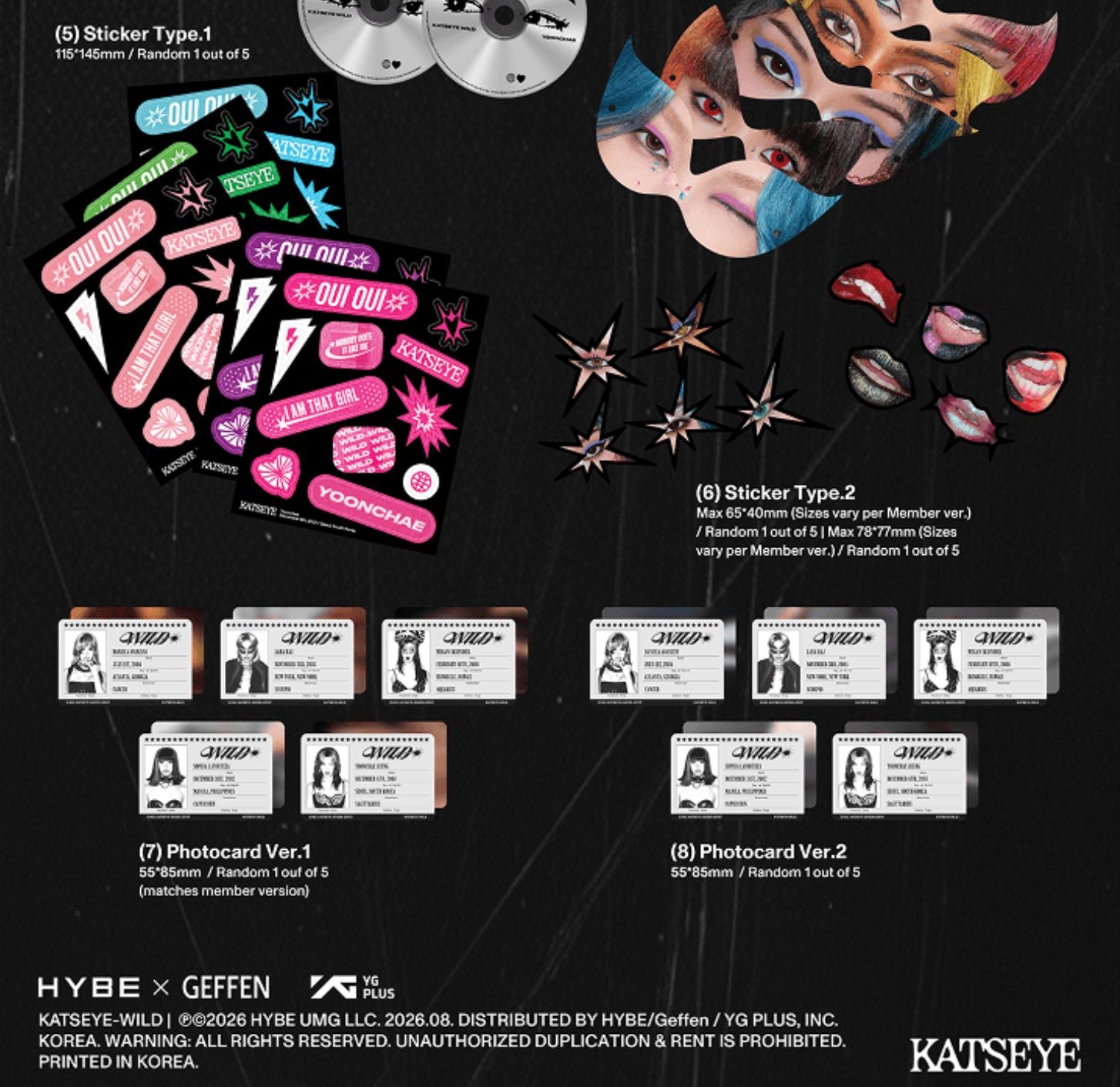 KATSEYE - WILD (MEMBER VER.) + Apple Music Gift Nolae