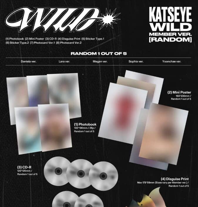 KATSEYE - WILD (MEMBER VER.) + Apple Music Gift Nolae