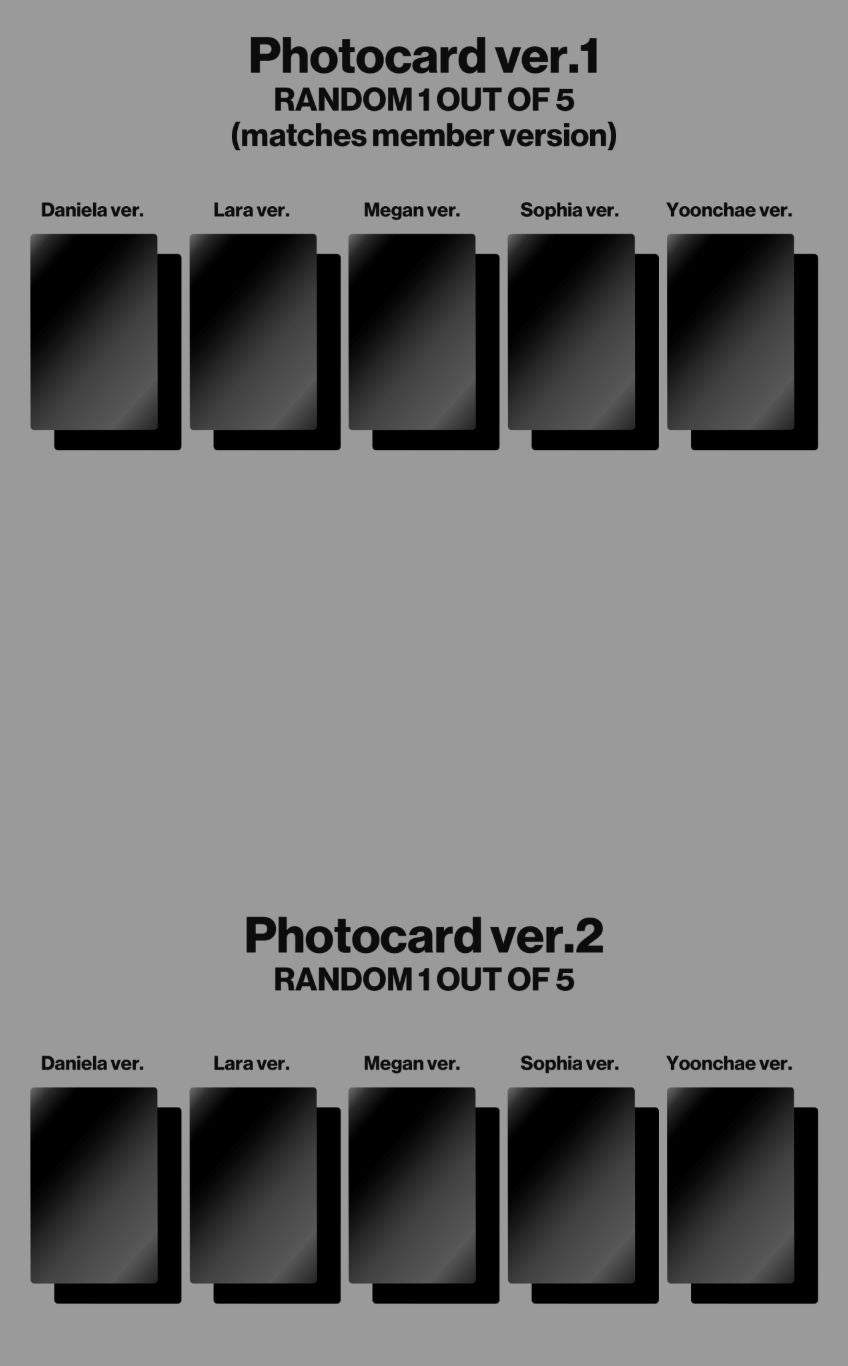 KATSEYE - WILD (MEMBER VER.) Nolae