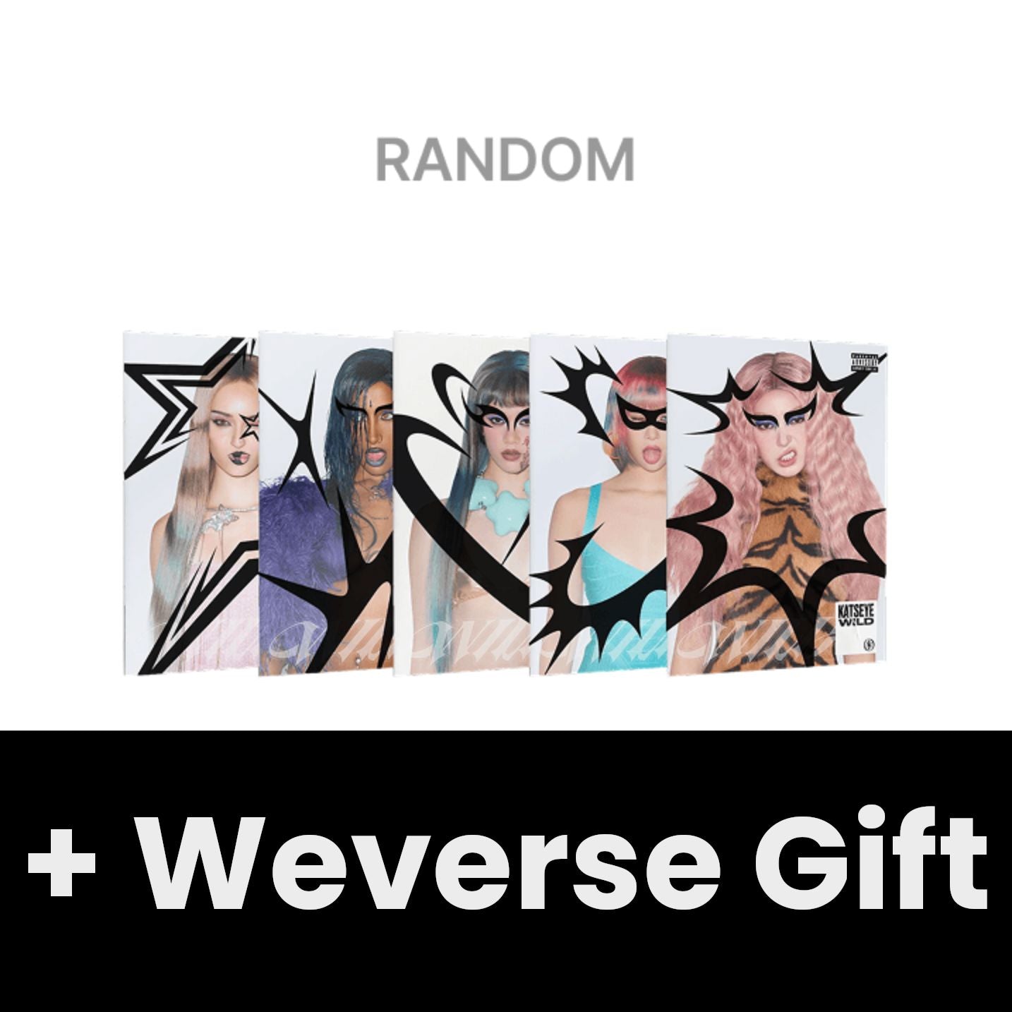 KATSEYE - WILD (MEMBER VER.) SET + Weverse Gift Nolae