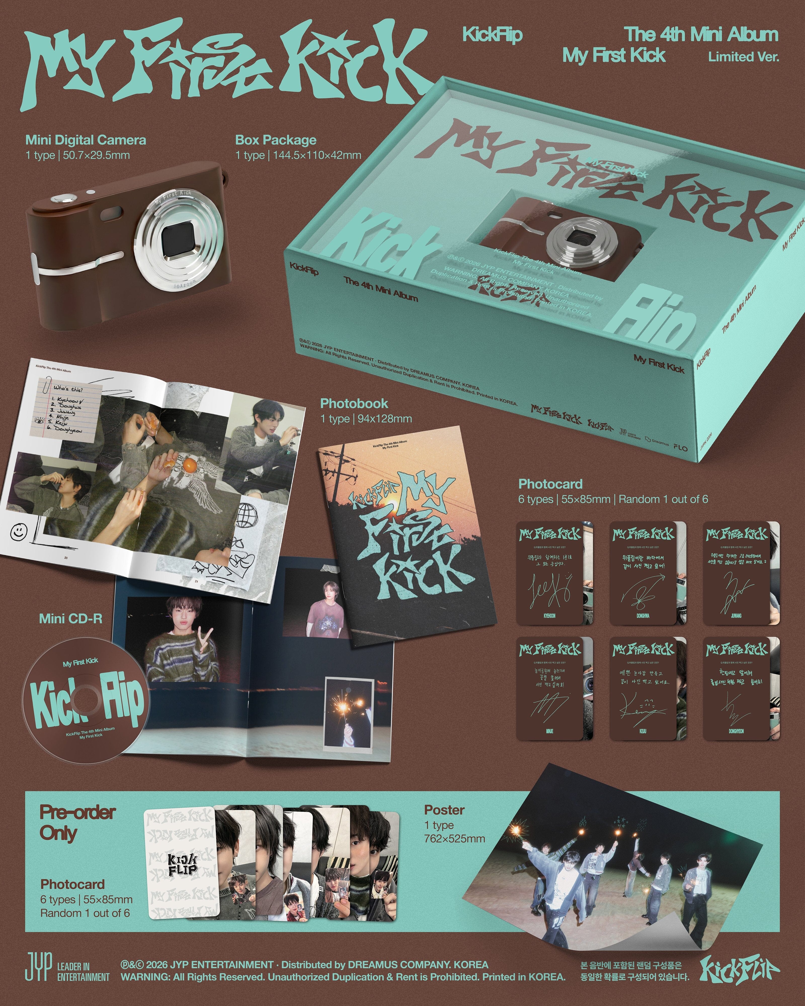 KICKFLIP - MY FIRST KICK (LIMITED VER.) Nolae