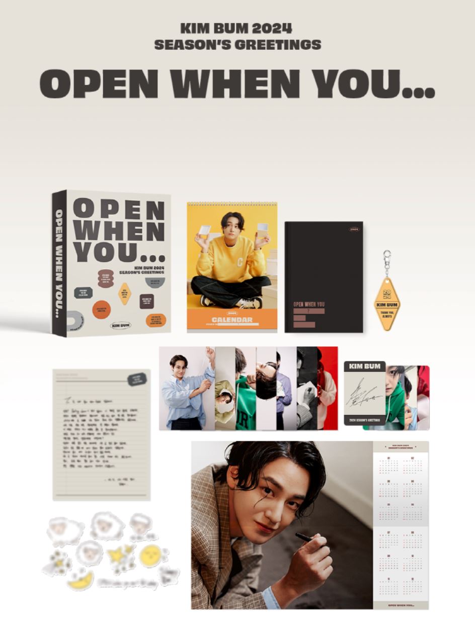 KIM BUM - 2024 SEASON'S GREETINGS (OPEN WHEN YOU...) Nolae