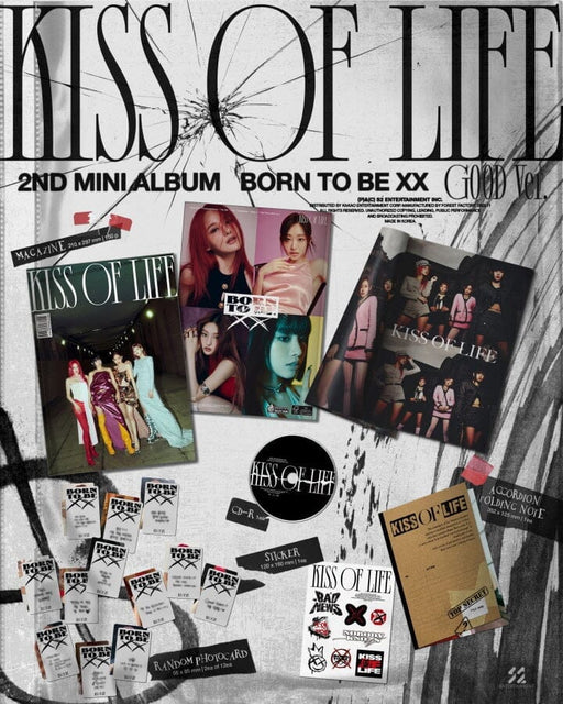 KISS OF LIFE - BORN TO BE XX (2ND MINI ALBUM) SIGNED Nolae