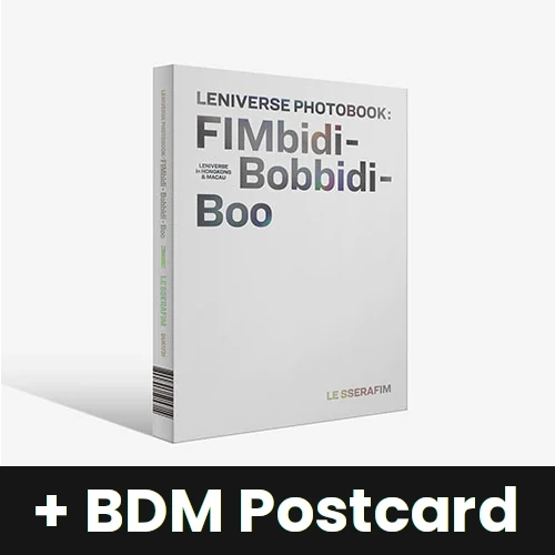 LE SSERAFIM - LENIVERSE PHOTOBOOK: FIMBIDI-BOBBIDI-BOO + BDM Postcard Nolae