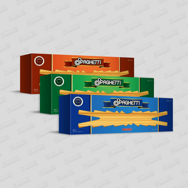 LESSERAFIM spaghetti 3形態セット 新品未開封 アルバム 3 LE SSERAFIM - SPAGHETTI