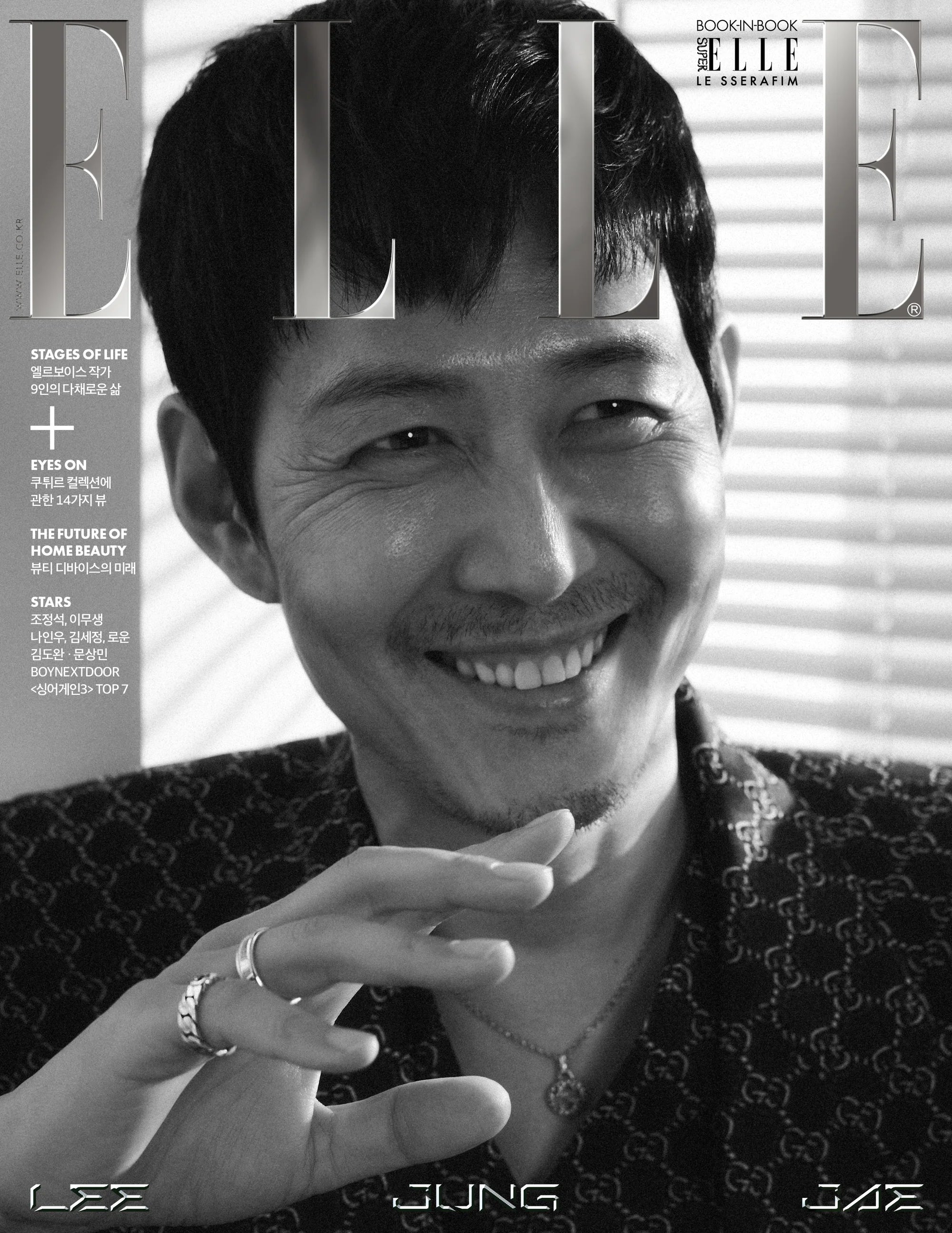 LEE JUNG JAE - ELLE MAGAZINE (2024 MARCH ISSUE) Nolae