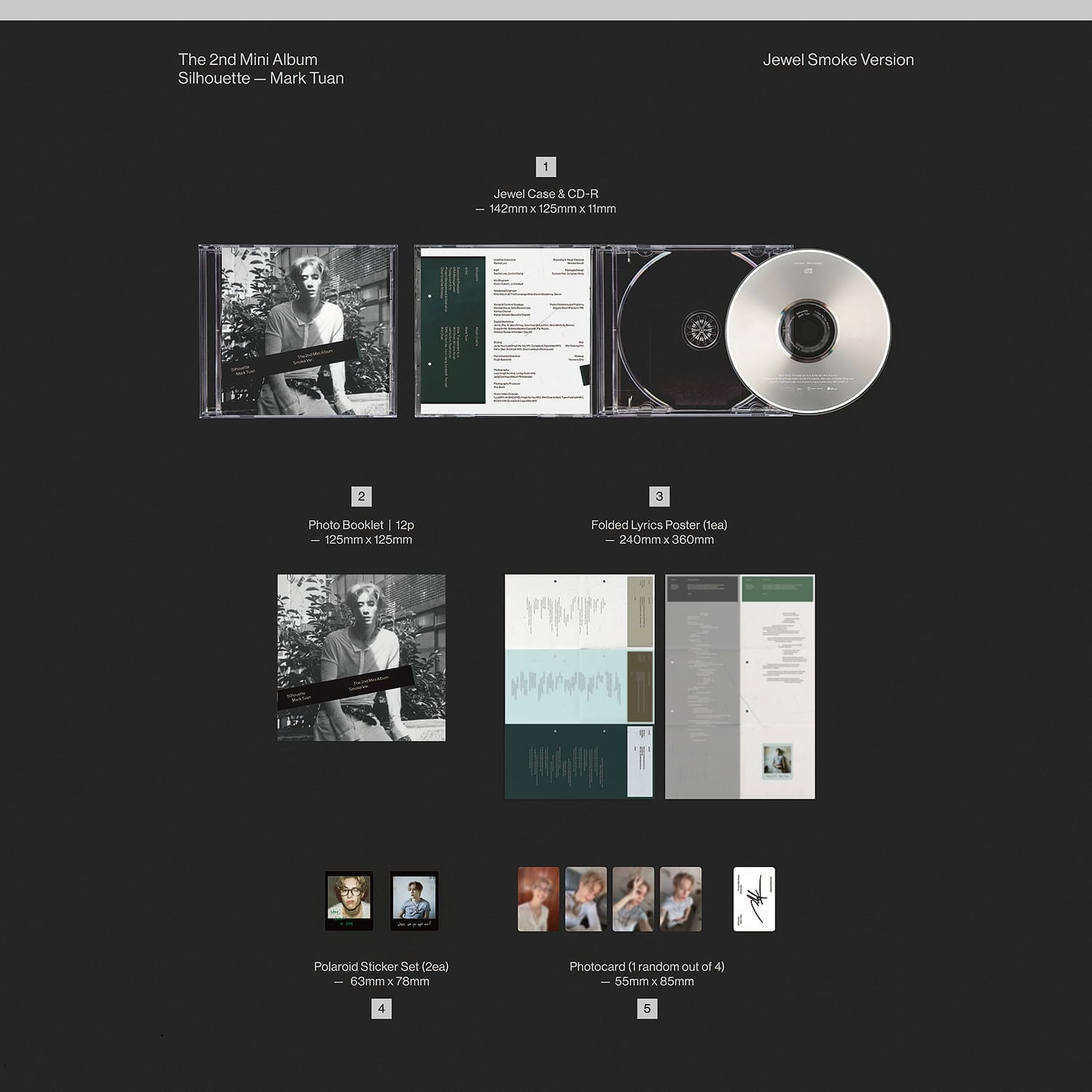 MARK TUAN (GOT7) - SILHOUETTE (JEWEL VER.) Nolae