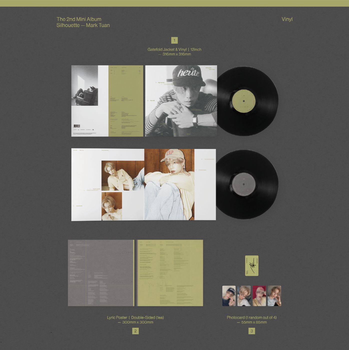 MARK TUAN (GOT7) - SILHOUETTE (VINYL) Nolae