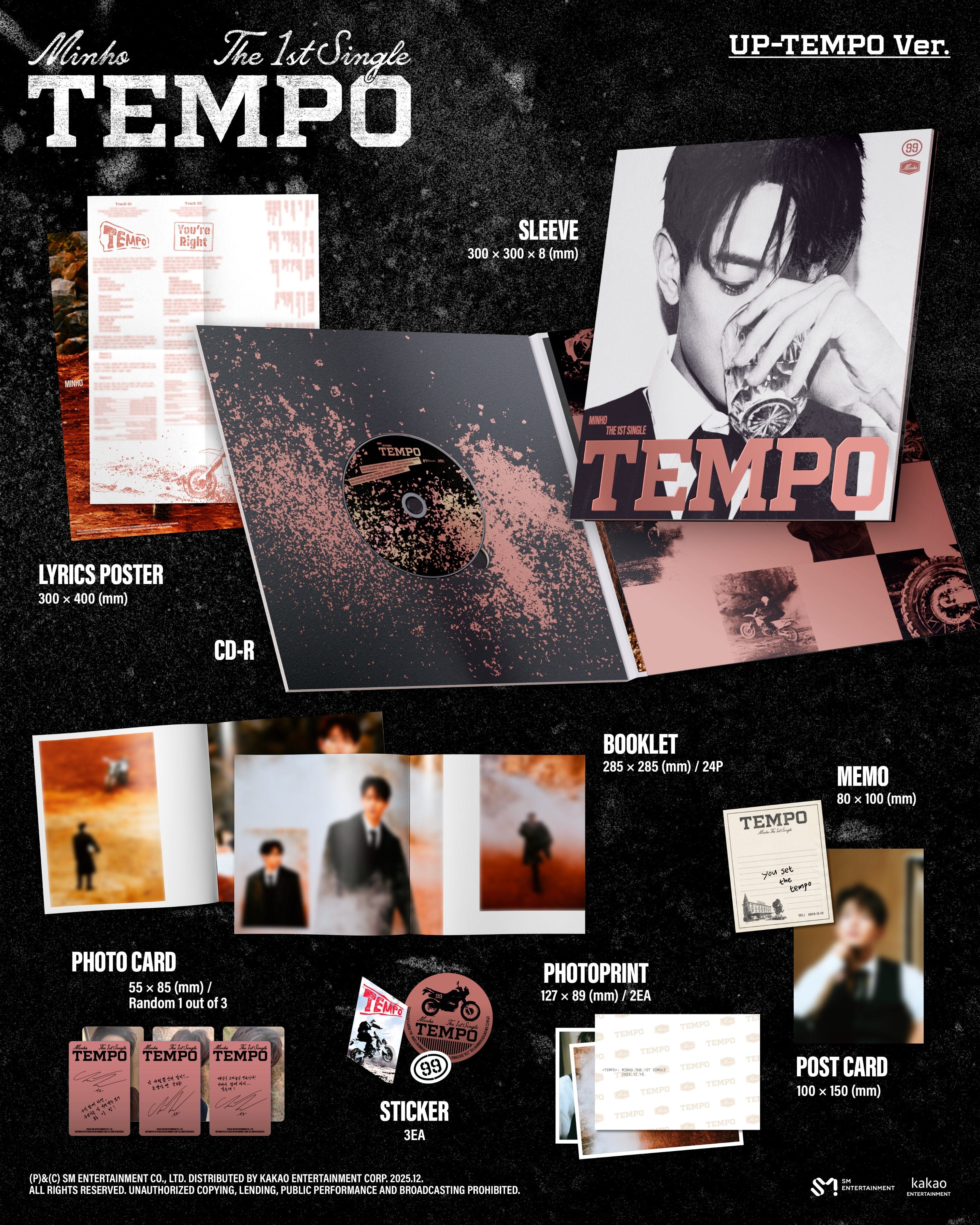 SHINee MINHO 直筆サイン入りアルバム CD TEMPO ミンホ ミノ MINHO (SHINEE) - TEMPO