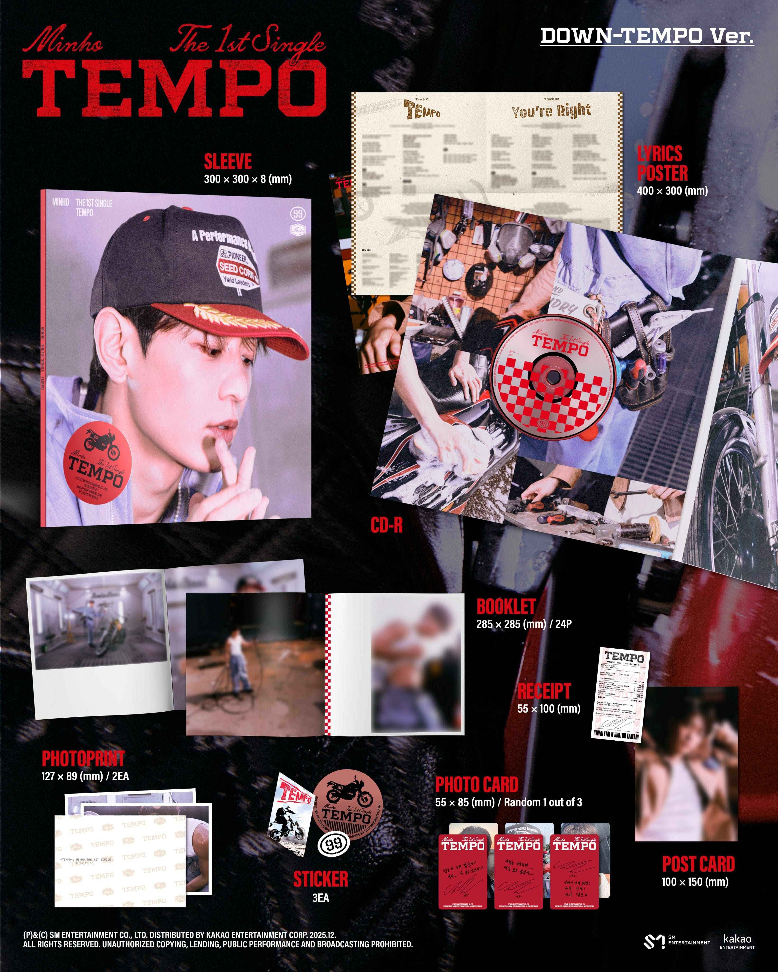 SHINee MINHO 直筆サイン入りアルバム CD TEMPO ミンホ ミノ MINHO (SHINEE) - TEMPO