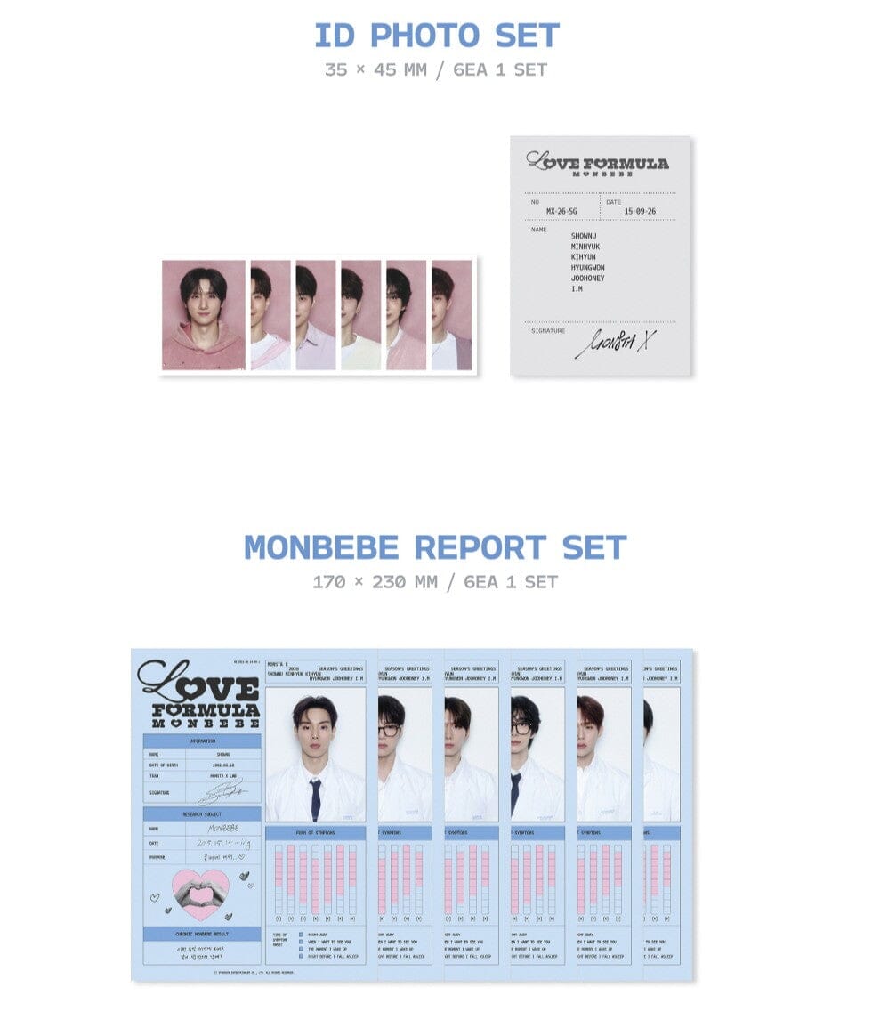 MONSTA X - 2026 SEASON'S GREETINGS + POB STARSHIP SQUARE PHOTOCARD Nolae