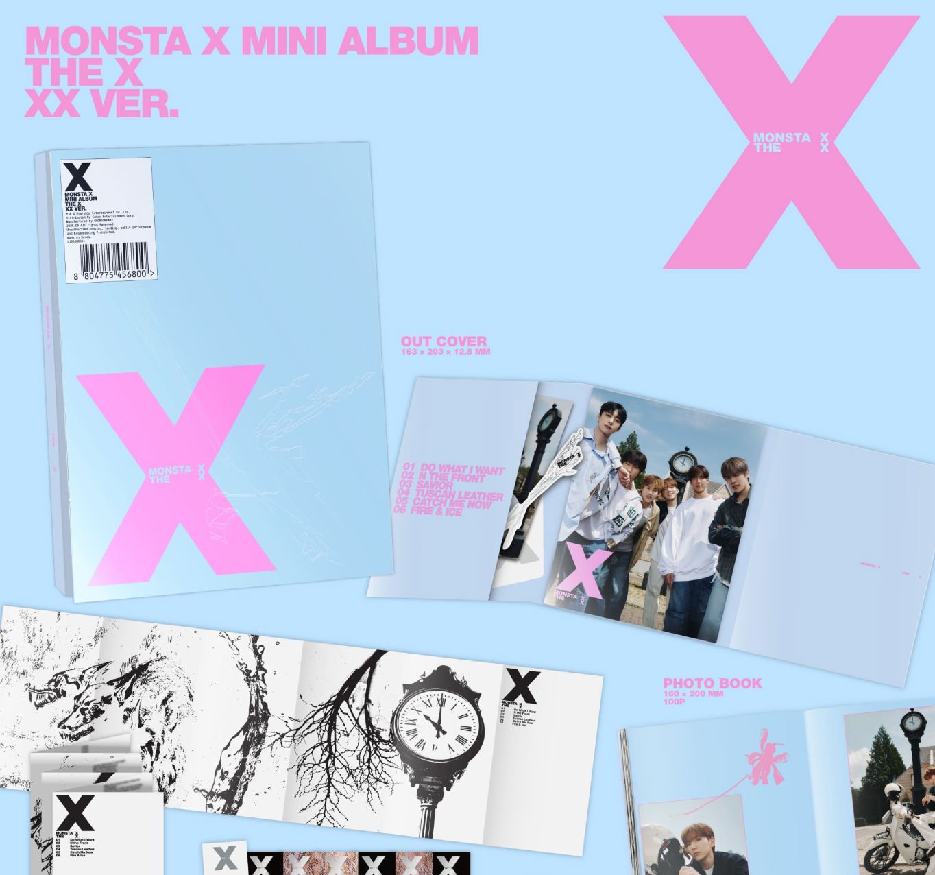 MONSTA X - THE X + Apple Music Photocard