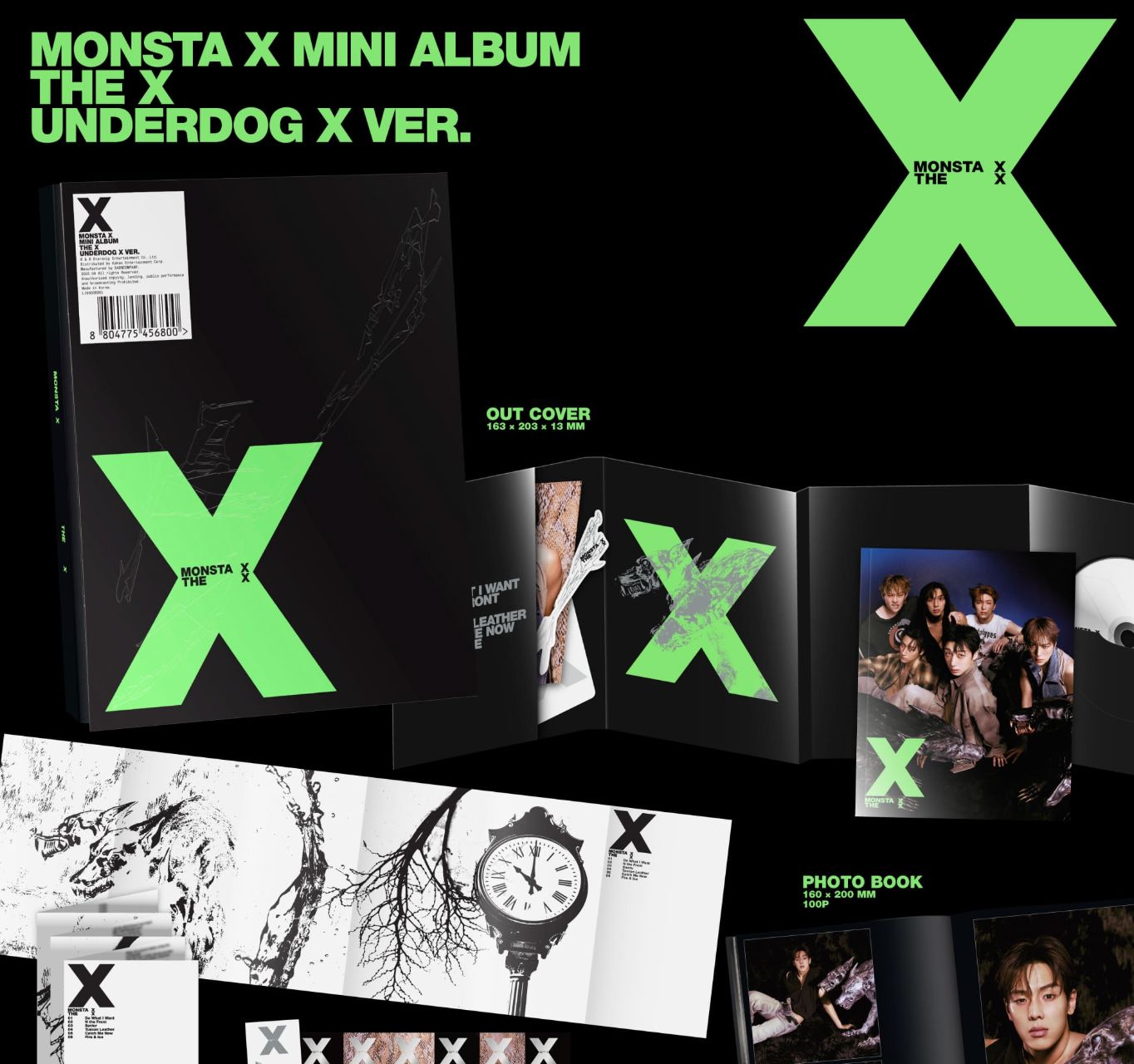 MONSTA X - THE X + Apple Music Photocard