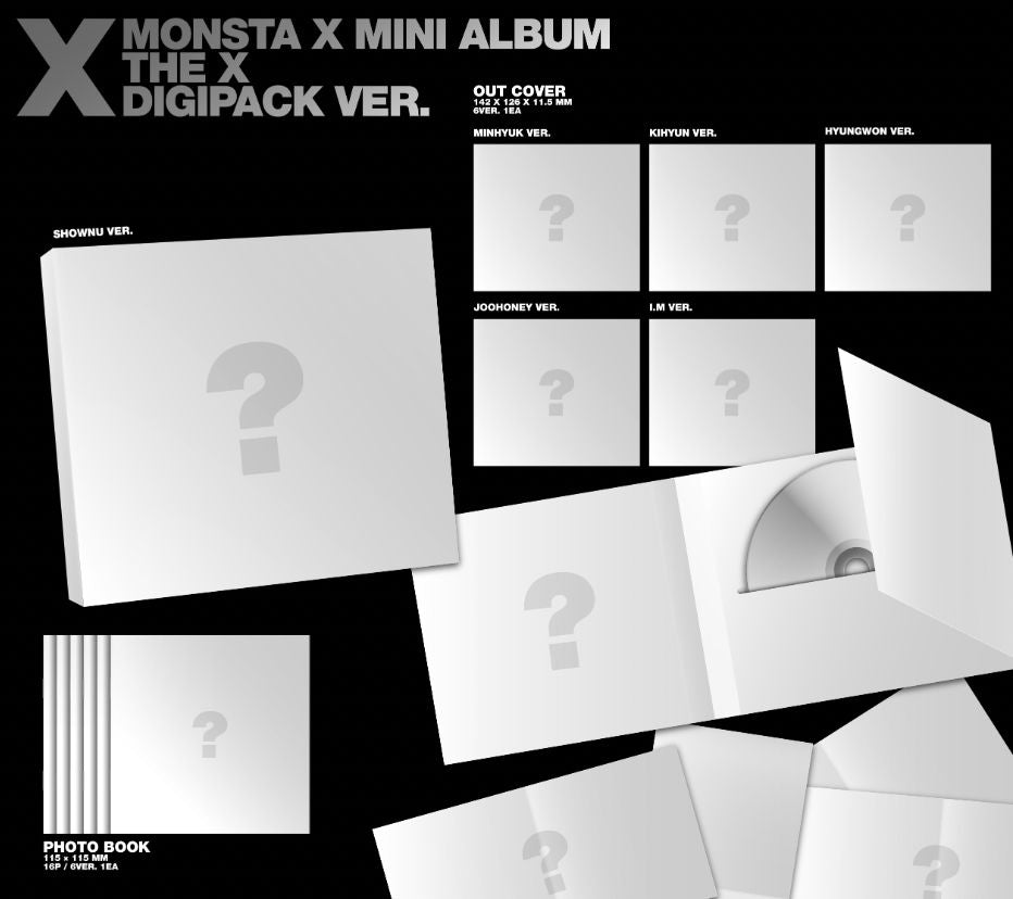MONSTA X - THE X (DIGIPACK VER.) (LIMITED EDITION) Nolae
