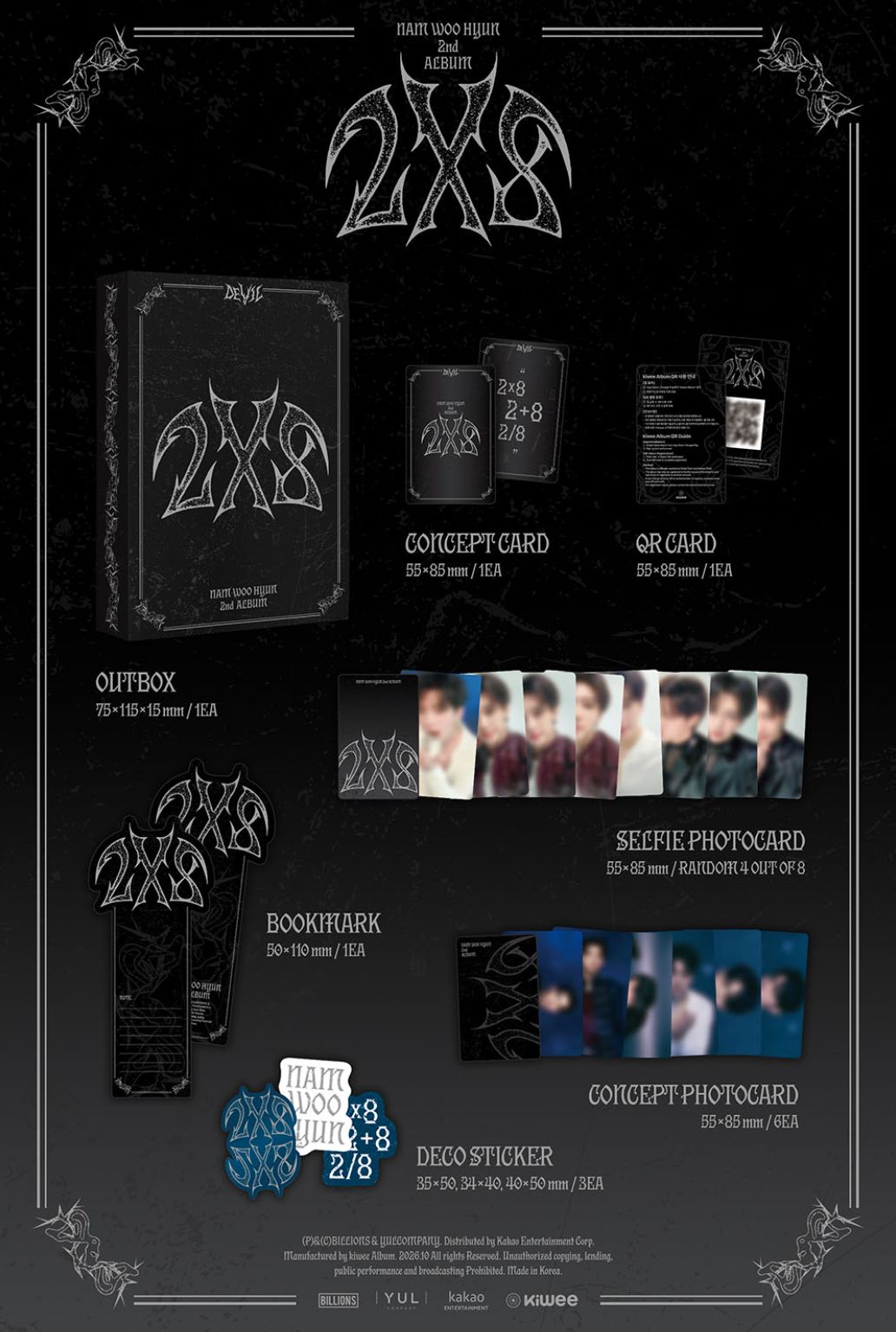 NAM WOO HYUN (INFINITE) - 2X8 (PLATFORM ALBUM) Nolae