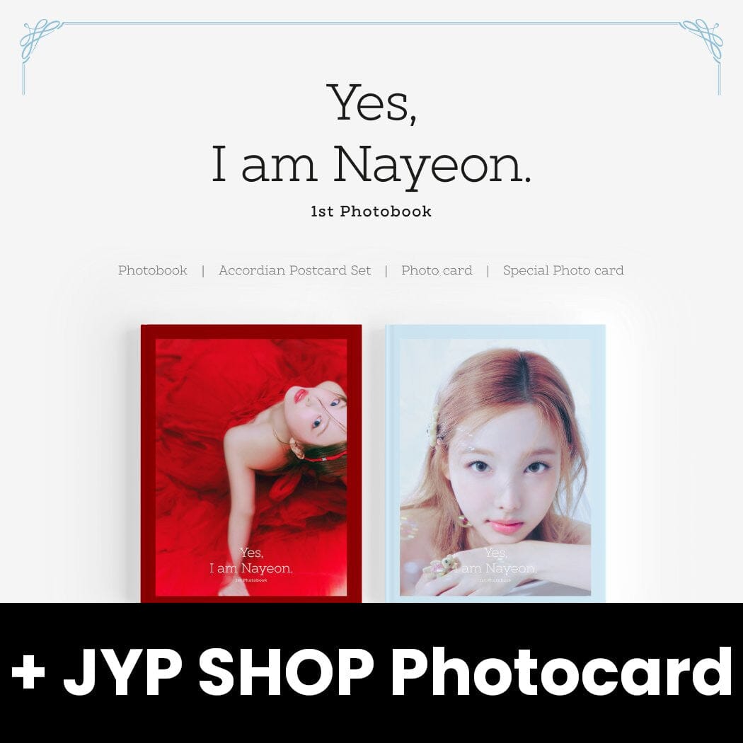 NAYEON (TWICE) - YES, I AM NAYEON. (PHOTOBOOK) + JYP SHOP Photocard Nolae