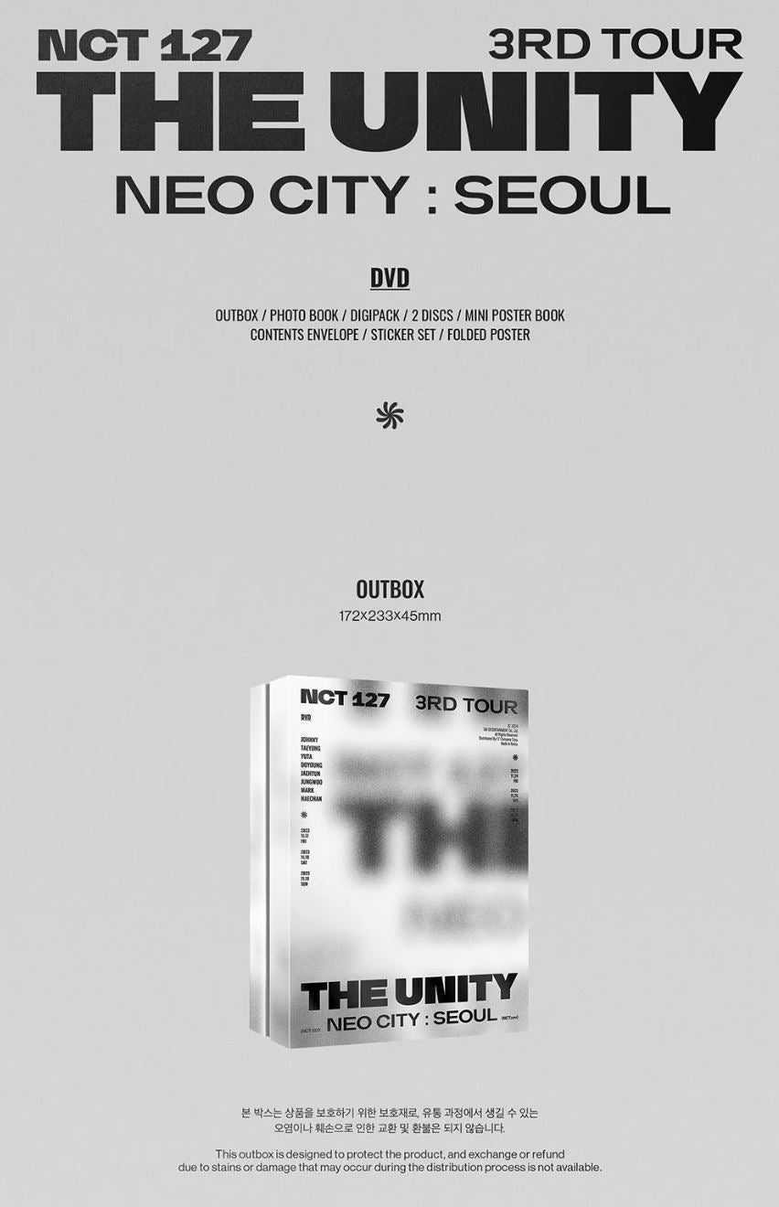 Kpop NCT order 127 Japan Tour DVD