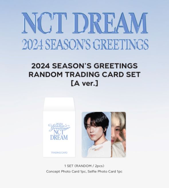 NCT DREAM - RANDOM TRADING CARD SET (2024 SEASON'S GREETINGS OFFICIAL MD) Nolae