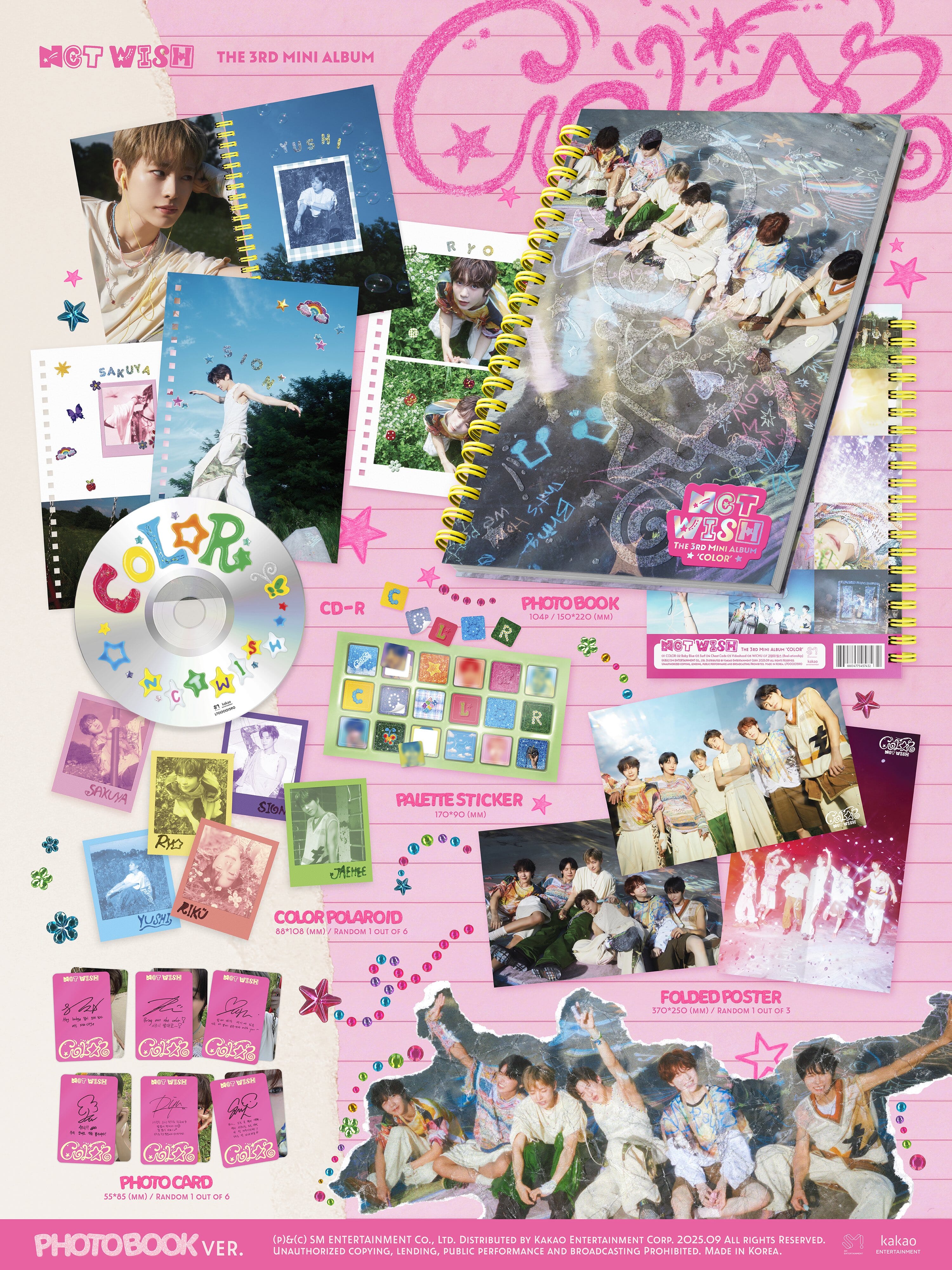 NCT WISH - COLOR (PHOTOBOOK VER.) Nolae