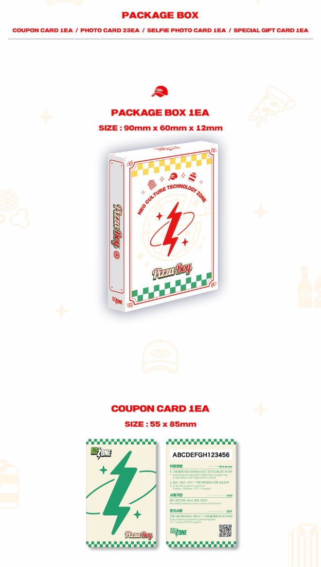 NCT ZONE - COUPON CARD (PIZZA BOY VER.) Nolae