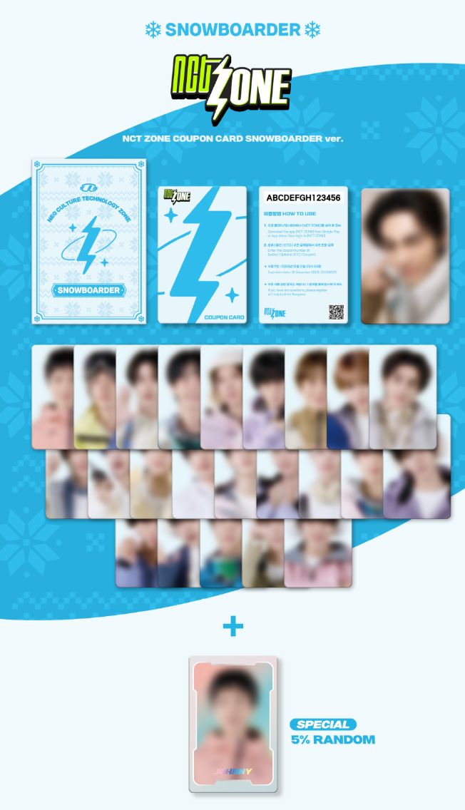 NCT ZONE - COUPON CARD (SNOWBOARDER VER.) Nolae