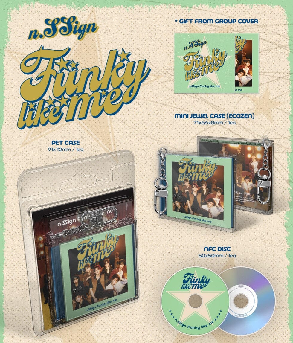 N.SSIGN - FUNKY LIKE ME (MINI JEWEL VER.) Nolae