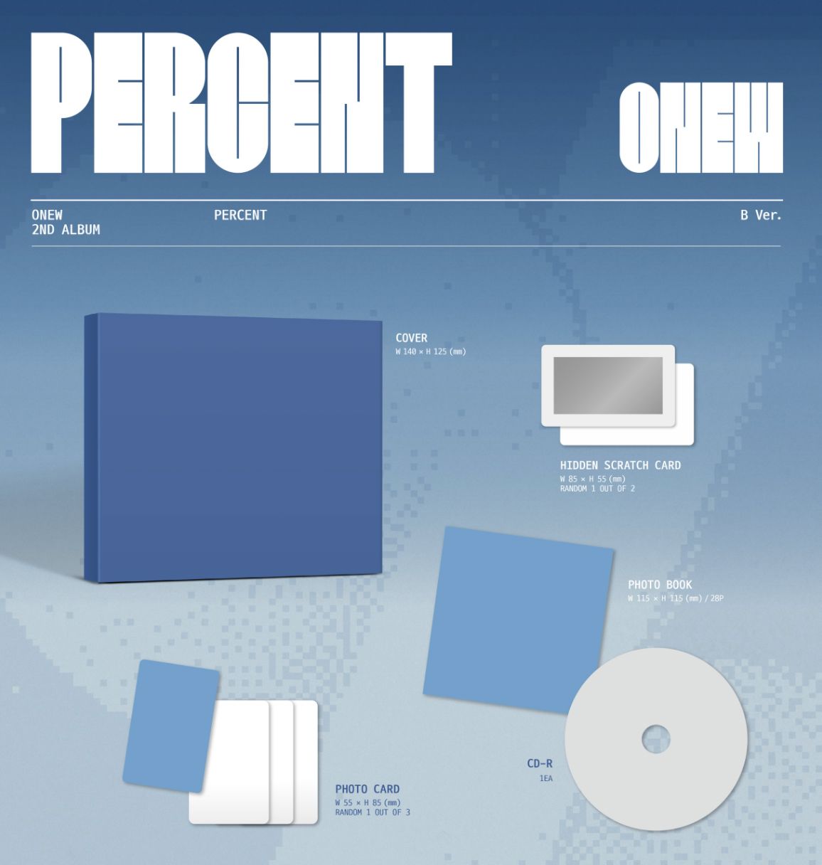ONEW (SHINEE) - PERCENT (DIGIPACK VER.) Nolae