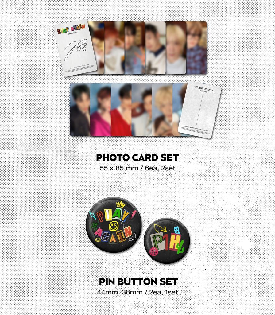 P1HARMONY - P1AY AGAIN (4TH PHOTO BOOK) + Soundwave Photocards Nolae