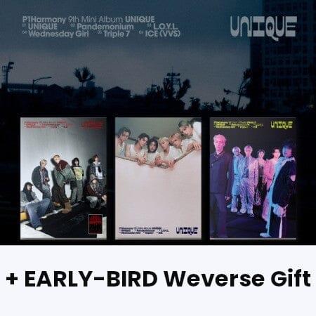 P1HARMONY - UNIQUE (PHOTO BOOK VER.) + EARLY-BIRD Weverse Gift Nolae