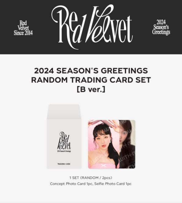 RED VELVET - RANDOM TRADING CARD SET (2024 SEASON'S GREETINGS OFFICIAL MD) Nolae