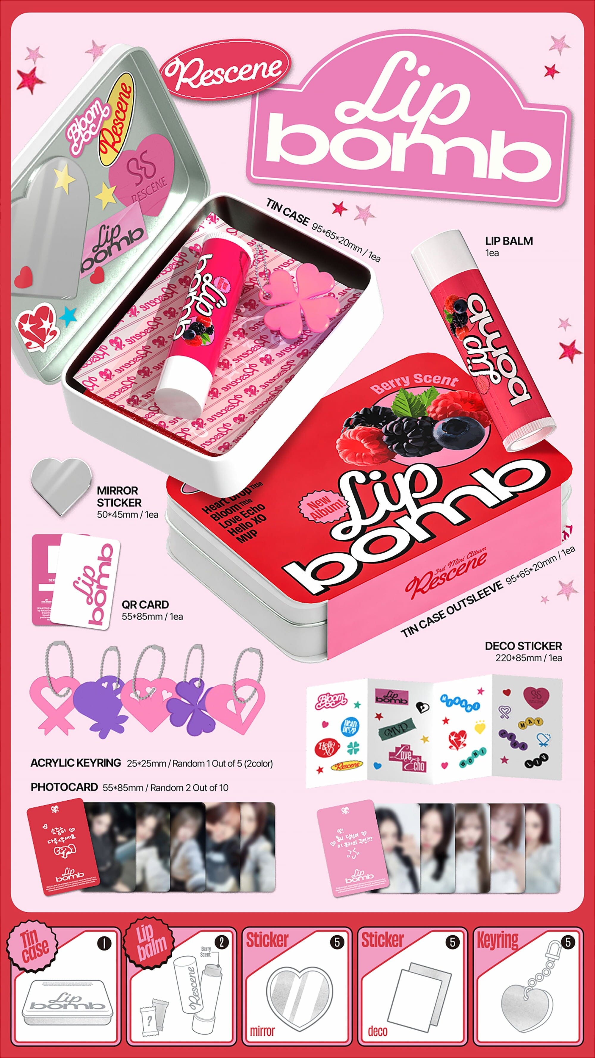 RESCENE - LIP BOMB (LIP BALM VER.) Nolae
