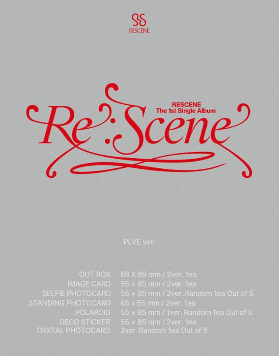 RESCENE - RE:SCENE (THE 1ST SINGLE ALBUM) PLVE Nolae
