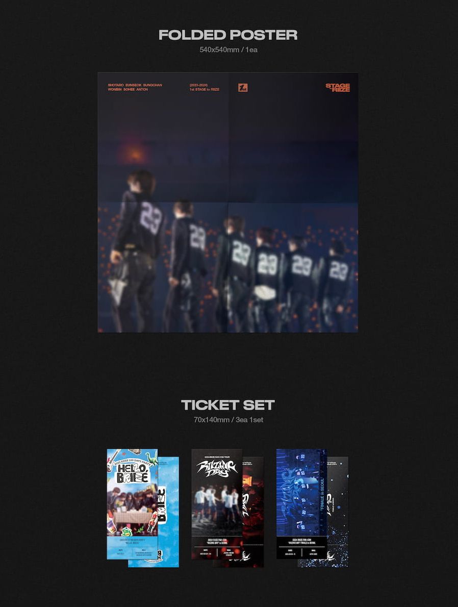 RIIZE - 1ST STAGE TO RIIZE (BLU-RAY + DIGITAL CODE SET) Nolae