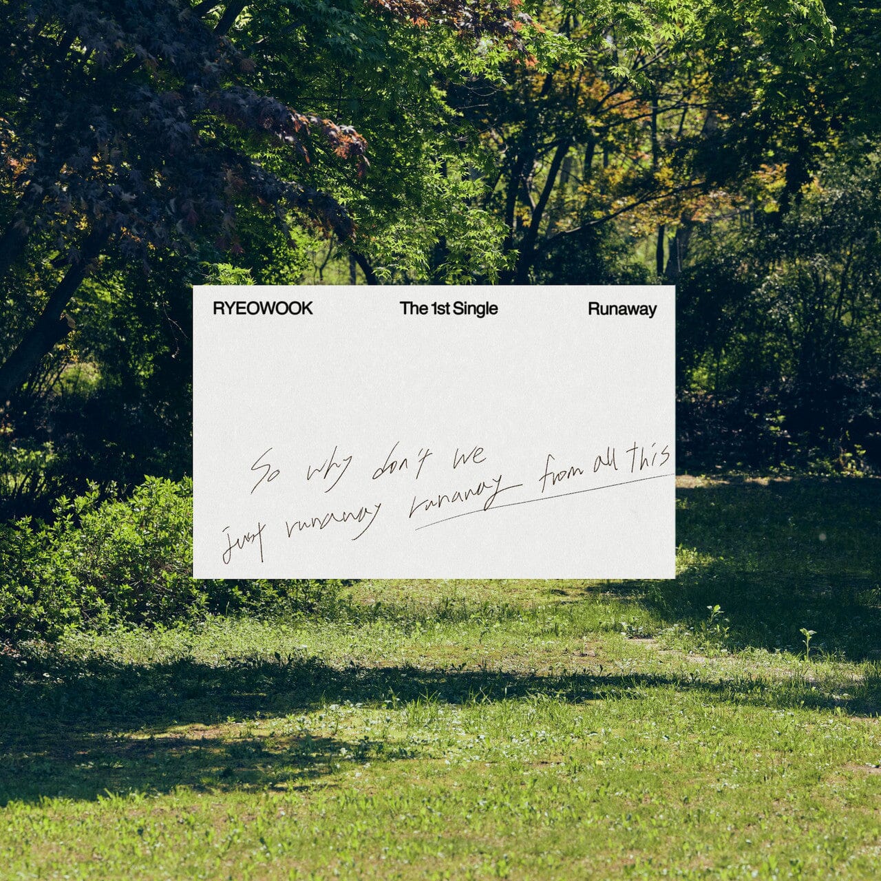 RYEOWOOK (SUPER JUNIOR) - RUNAWAY (DIGIPACK VER.) Nolae