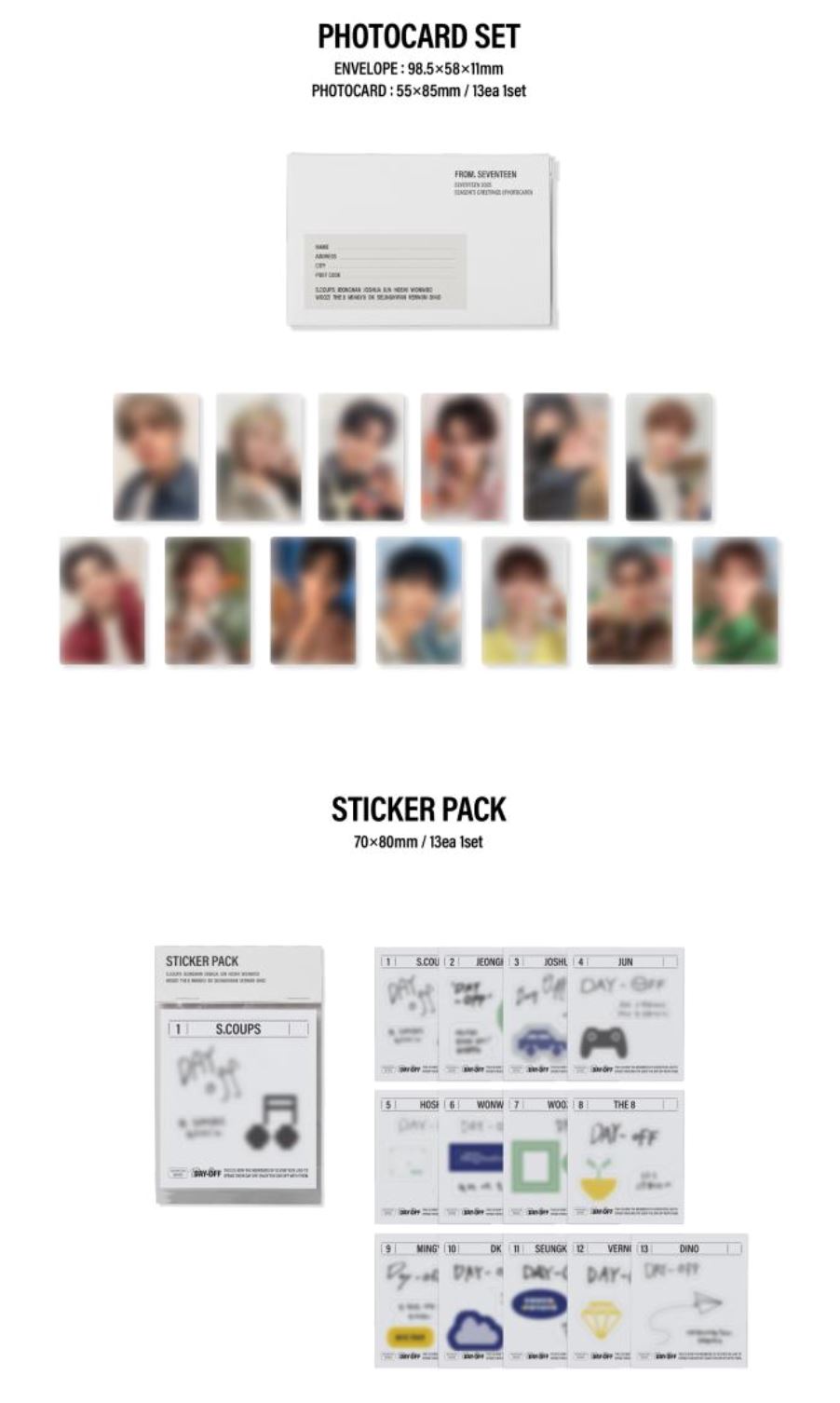 SEVENTEEN - 2025 SEASON'S GREETINGS + WALL CALENDAR SET + Weverse Gift Nolae