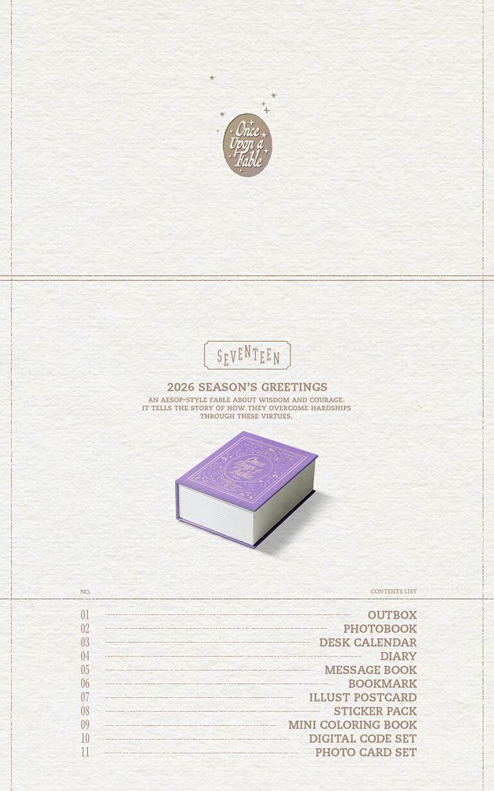 SEVENTEEN - 2026 SEASON'S GREETINGS + POB WEVERSE GIFT