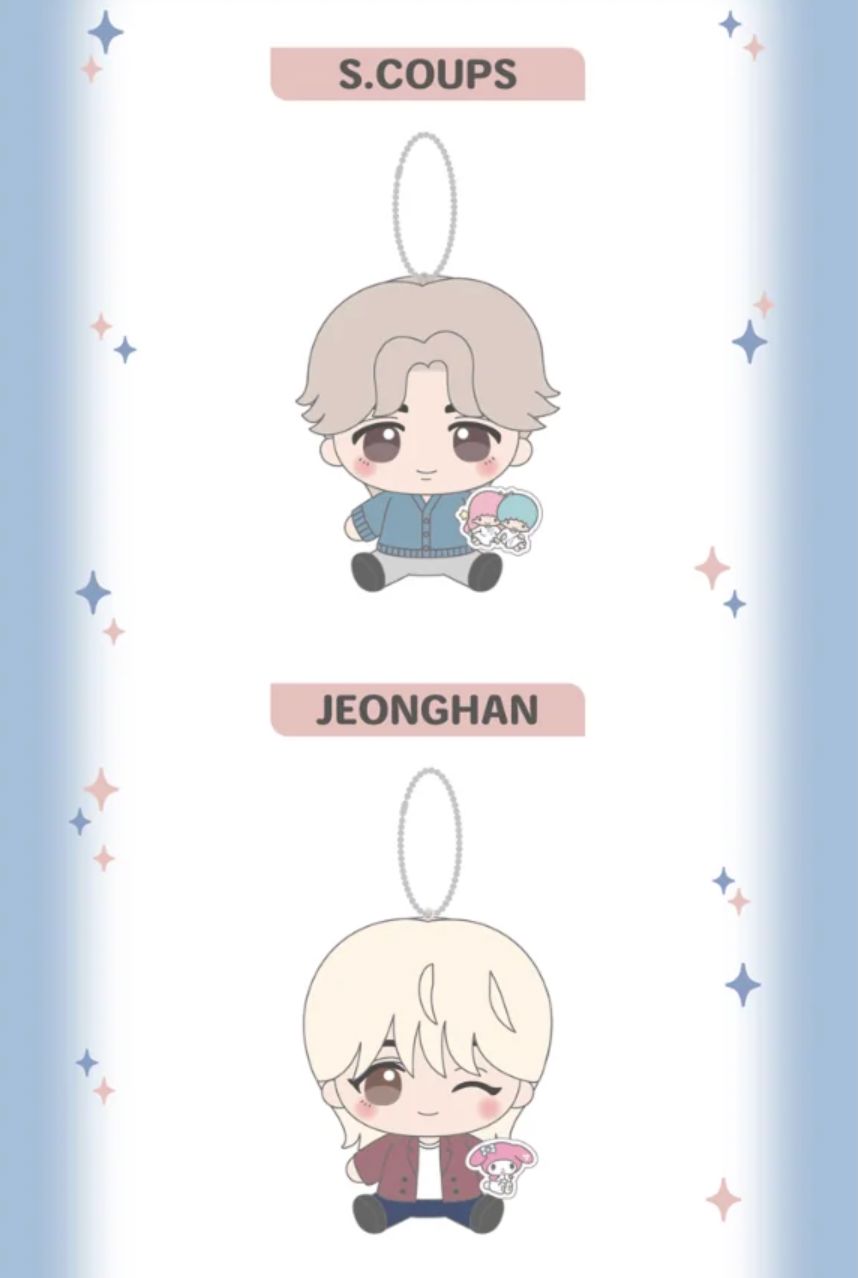 SEVENTEEN - MASCOT KEYCHAIN (SEVENTEEN X SANRIO CHARACTER OFFICIAL MD) Nolae