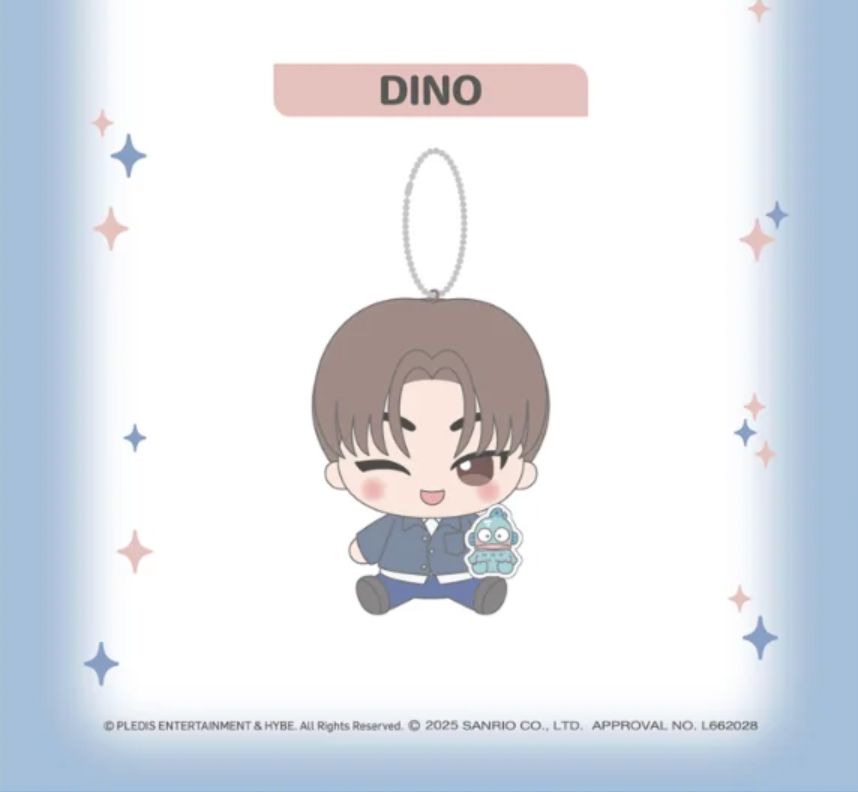 SEVENTEEN - MASCOT KEYCHAIN (SEVENTEEN X SANRIO CHARACTER OFFICIAL MD) Nolae