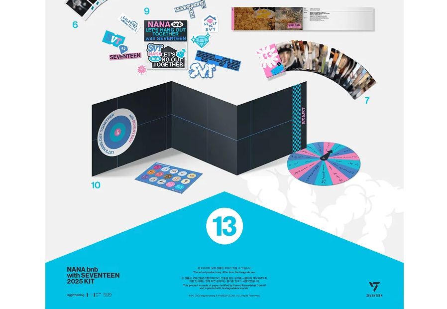 SEVENTEEN - NANA BNB WITH SEVENTEEN 2025 KIT + Weverse Gift Nolae