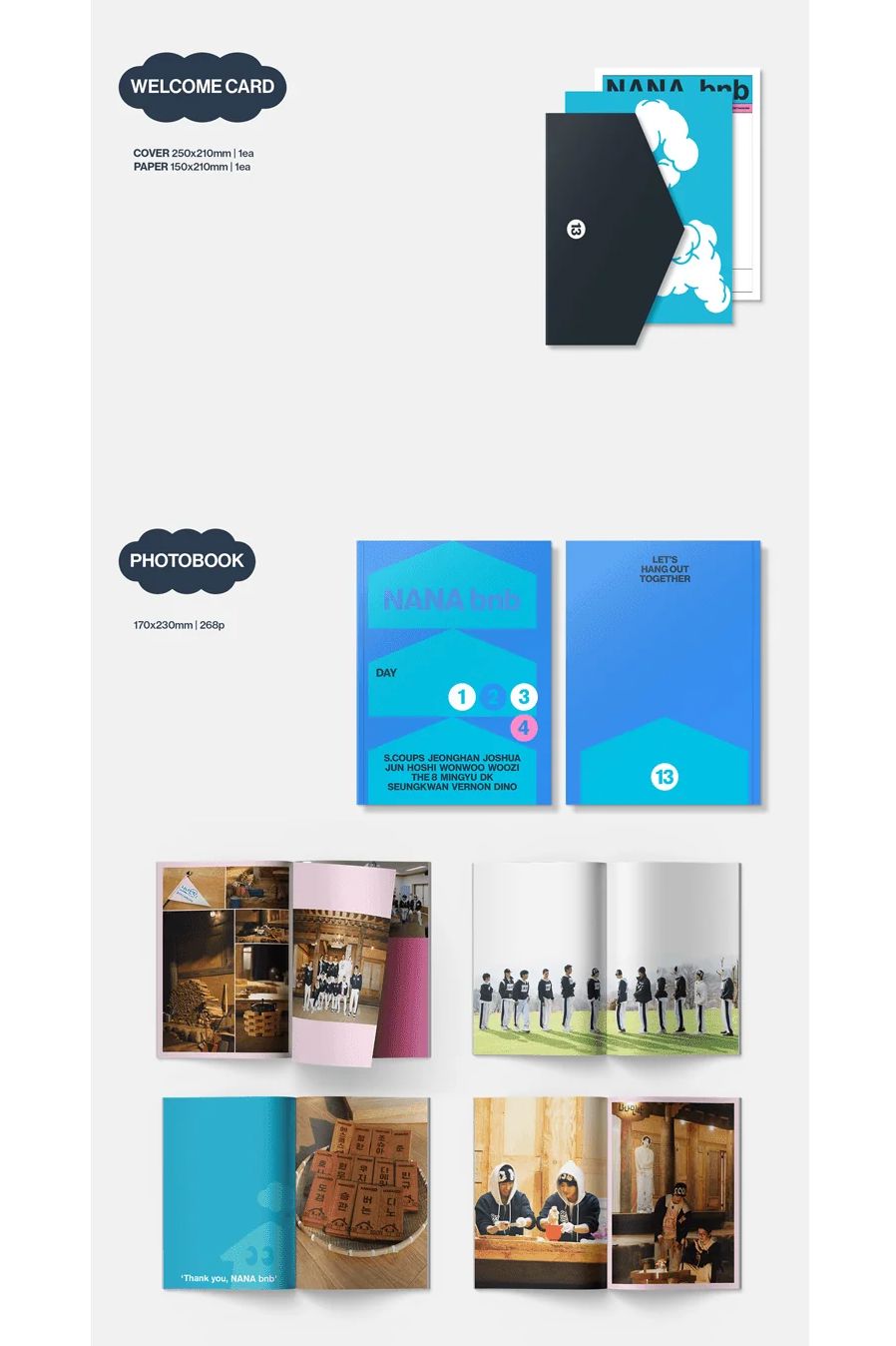 SEVENTEEN - NANA BNB WITH SEVENTEEN 2025 KIT + Weverse Gift Nolae
