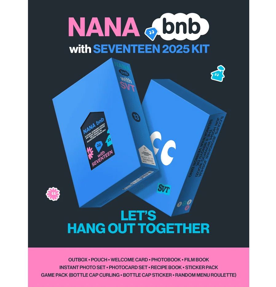 SEVENTEEN - NANA BNB WITH SEVENTEEN 2025 KIT + Weverse Gift Nolae