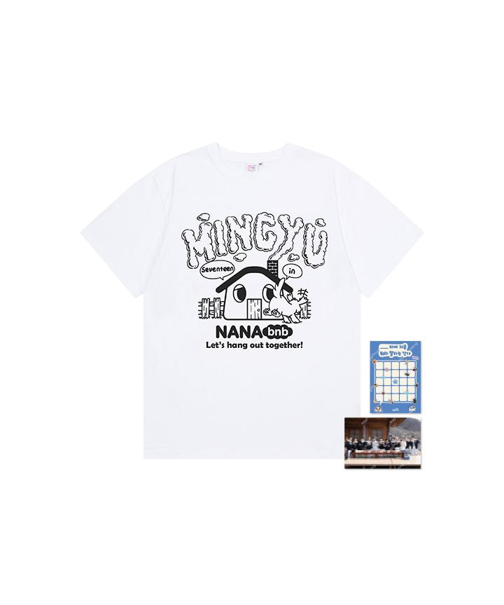 SEVENTEEN - T-SHIRT ('NANA BNB WITH SEVENTEEN' OFFICIAL MD) Nolae